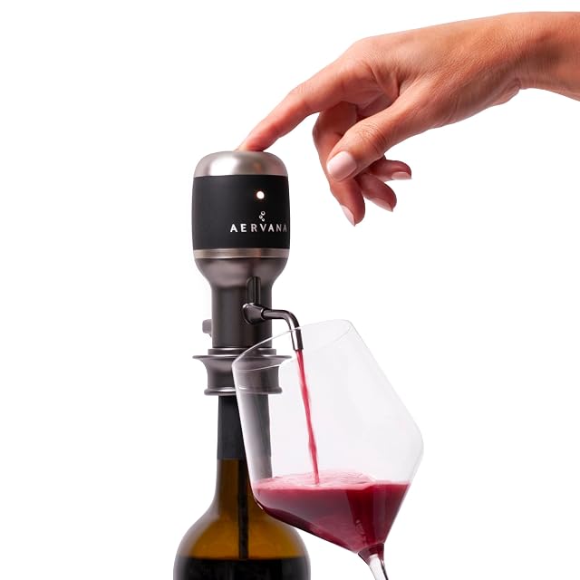 Aérateur à vin électrique Aervana Select avec tube télescopique