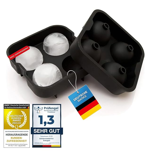 Moule à glace sphérique en silicone GOODS+GADGETS