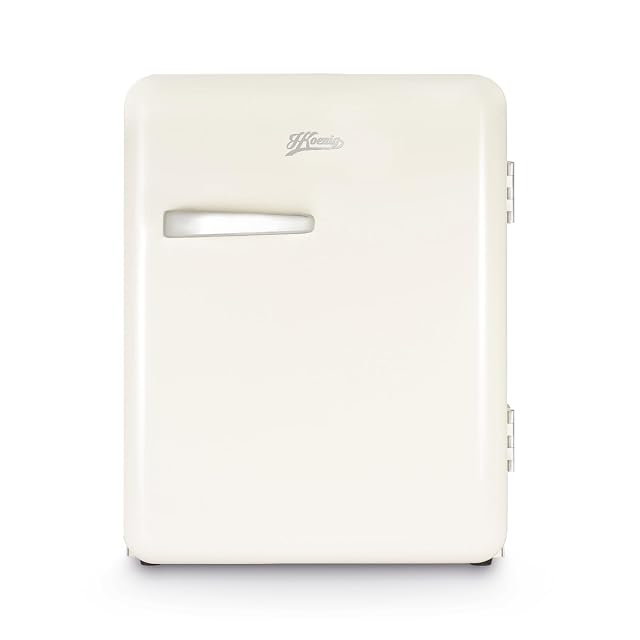 Mini-frigo vintage H.Koenig TOAD8, crème