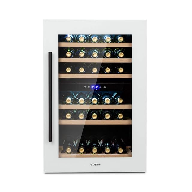 Cave à vin encastrable Klarstein Vinsider Duo Quartz, blanche