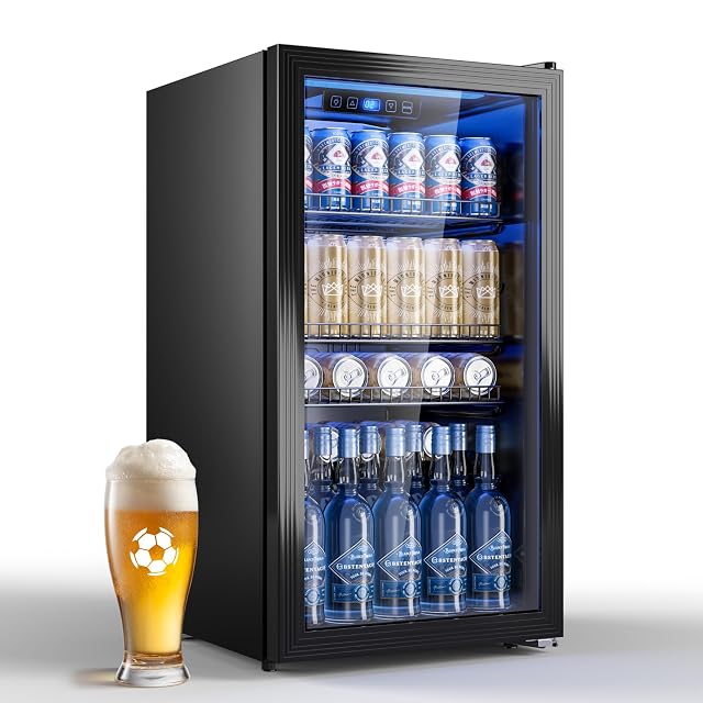 Réfrigérateur à boissons TRIUMPHKEY 90L à porte vitrée